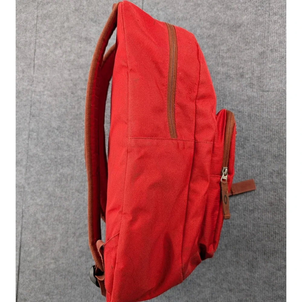 Oakley Works Backpack Vintage Ripstop Utility Pockets Y2K Software Red Thrash
